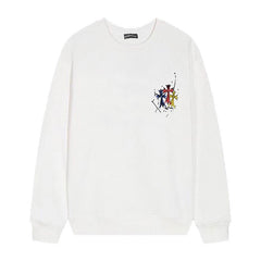 Letter Cross Pattern Sweatshirt #D42