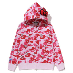 Characters Hello Kitty Camo Full Zip Hoodie (Ladies)