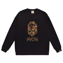 MCM Camo Ape Head Print Sweatshirt