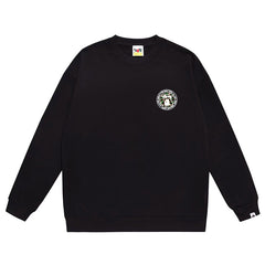 Stussy Letter Print Crew Neck Sweatshirt