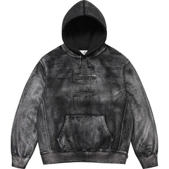 MM6 Foil Box Logo Hooded Sweatshirt