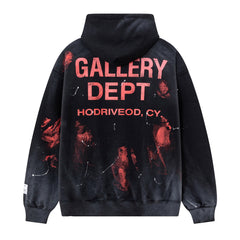 Graffiti Patterned Letter Hoodie #G2603