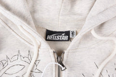Graphic-Print Zip-Up Hoodie
