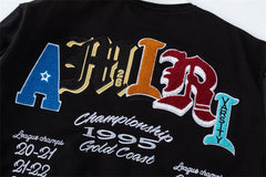Letter Embroidery Bomber Jacket #A7218