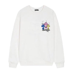 Letter Cross Pattern Sweatshirt #D25