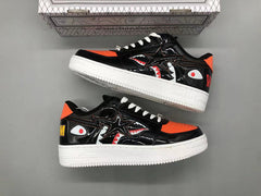 A Bathing Ape Sta Low Mad Shark Black Orange