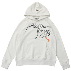 Logo Print Cotton Hoodie