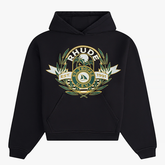 Logo Print Cotton Jersey Hoodie