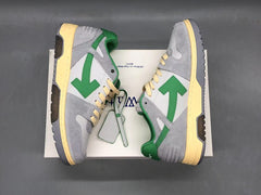Out Of Office Low Tops Light Grey Green