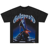 Graphic-Print Boxy-Fit T-Shirt