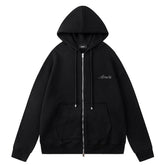 Relaxed Zip Up Hoodies