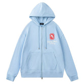 Detail Zip-up Hoodie