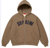 Lined Zip Up Hooded Sweatshirt