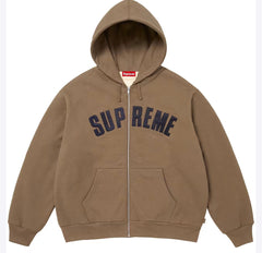Lined Zip Up Hooded Sweatshirt