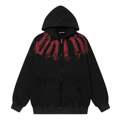 Big Neck Logo Zip Hoodie