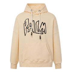 Graffiti-Print Logo Hoodie
