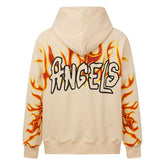 Graffiti-Print Logo Hoodie