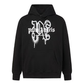 Monogram-Print Hoodie