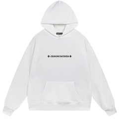 Letter Cross Pattern Hoodie #B50