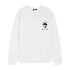 Letter Cross Pattern Sweatshirt #D40