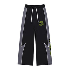 Letter Embroidered Sweatpant #8282