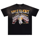 Letter Pattern T-shirt #V2926