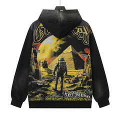 Rhinestone Letter Pattern Hoodies #G6906
