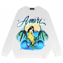 Oil Painting Beauty Long Sleeve T-Shirts