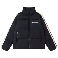 Logo Letter Printed Cotton Jacket.