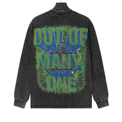 Letter Graphic Long Sleeve T-Shirt #G62103