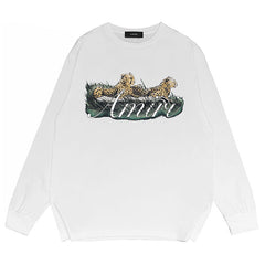 Leopard Print Long Sleeve T-Shirts