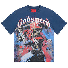 Skeletons Baseball Player T-Shirts #1017