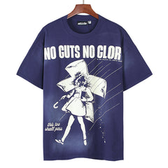 'Carry Your Cross' Navy Blue Tee