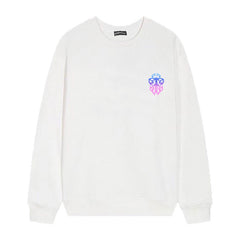 Letter Cross Pattern Sweatshirt #D37