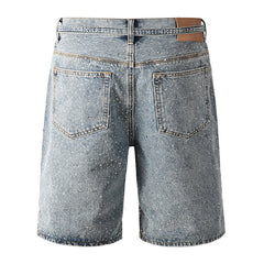 Diamond Denim Shorts #5096