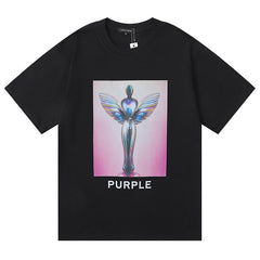 Logo Letter Pattern Print T-Shirt