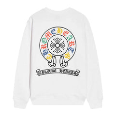 Letter Cross Pattern Sweatshirt #D22