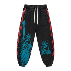 Liberty Letters Pattern Sweatpant #6901-2