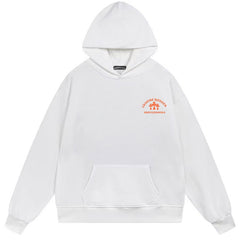 Letter Cross Pattern Hoodie #B11
