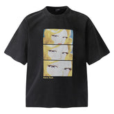 Face Pattern Printed T-Shirt