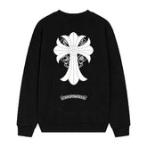 Letter Cross Pattern Sweatshirt #D26