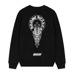 Letter Cross Pattern Sweatshirt #D47