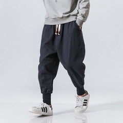 Gelyu Harem Pants Navy Blue