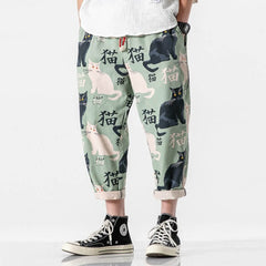 Nekokiti Pants Green