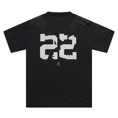 Logo Mesh printed T-shirt