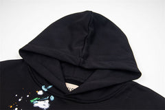 Letter Patterned Hoodie #G587