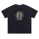 CH Washed Distressed Cotton T-shirt