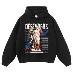 Streetwear-Style Print Hoodies