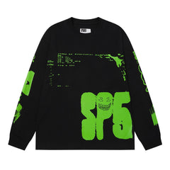 Letter Print Longsleeve T-Shirt #CT8003
