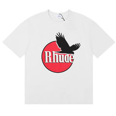 Black dove lettering print T-Shirts